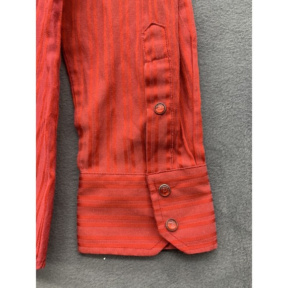 Patroncito USA Button Down Shirt Men's Size XXL Red Snap P's Cowboy Western Boss - Picture 13 of 16
